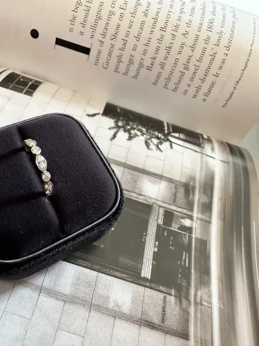 Anel Tiffany & Co. Platinum Jazz Diamond Eternity Ring Original