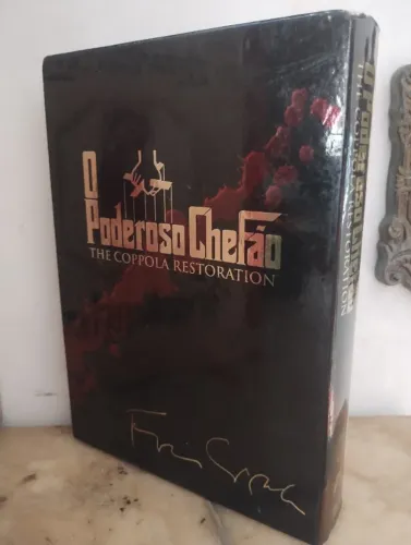 Box Dvd Trilogia O Poderoso Chefão com 4 discos
