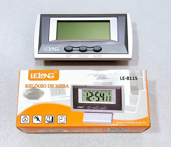 Relógio de Mesa Digital Lelong LE-8115