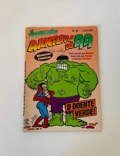 Gibi Aventuras do Didi 40 - Os Trapalhões Bloch 1985 -Dedé Mussum Zacarias HQ panini abril