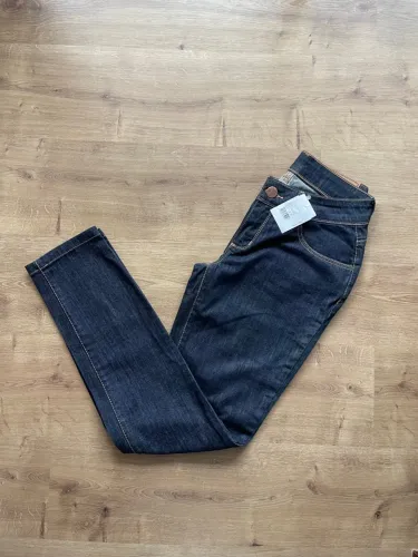 Calça jeans feminina azul escuro tam 38 Bobe Hall NOVA