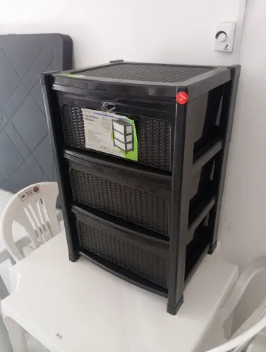 Gaveteiro Rattan com 3 gavetas da topplast