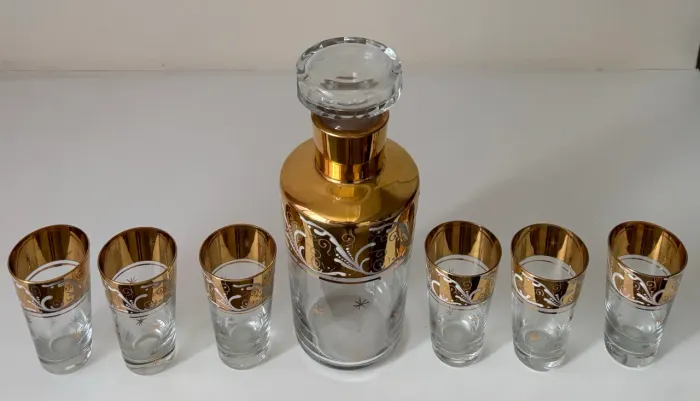 Conjunto para coquetel antigo 