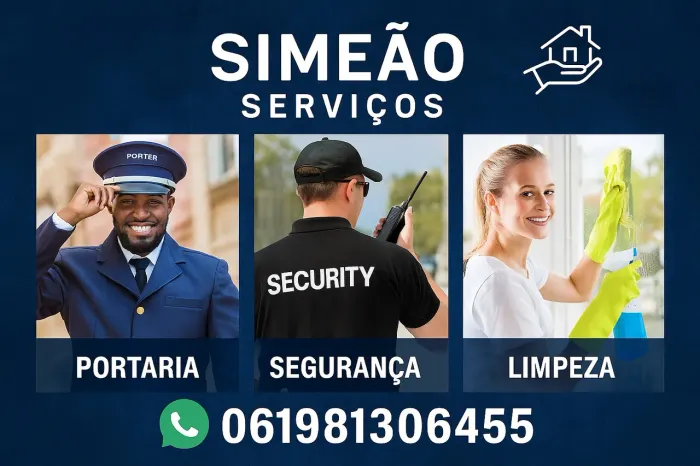 Porteiro - Limpeza - Segurança 