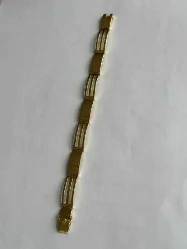 Pulseira bracelete ouro 18k 21 gramas