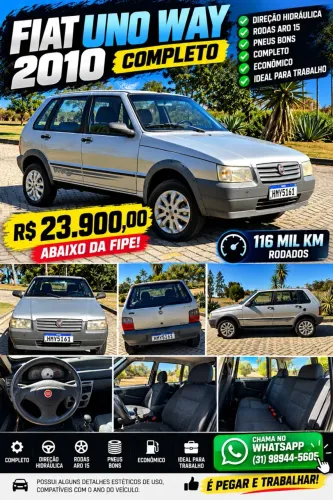 Fiat Uno Mille WAY Economy 1.0 F.flex 4P 2010