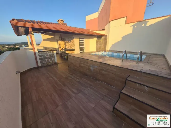 Apartamento para Locação em Peruíbe, Tres Marias, 3 dormitórios, 1 suíte, 1 banheiro, 1 va
