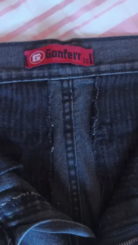 Calça Sarja Preta - GONFERR 38 Slim