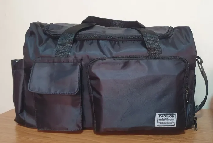 Bolsa mala de viagem impermeável preta