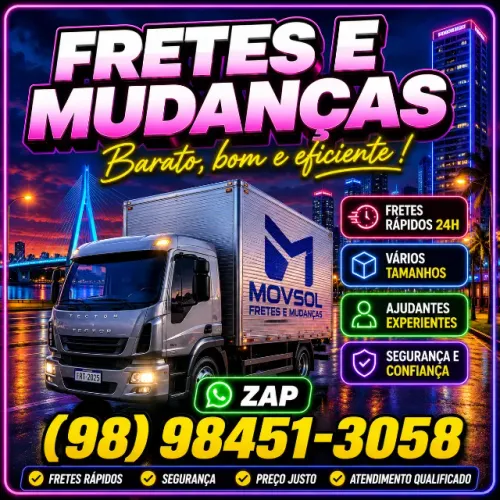 Frete e Mudanças com Compromisso e Organização 