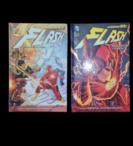 Hq Flash Novos 52 Capa dura; Volumes 1 e 2