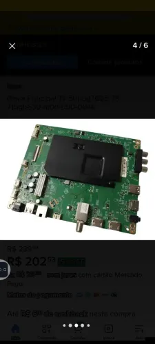 Placa principal tv Philips 50 4k