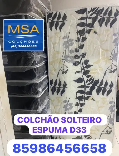 Colchão solteiro espuma D33
