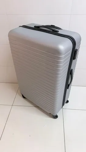Mala de Viagem Grande Rígida ABS - Prata
