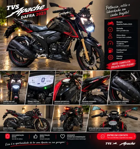 Dafra Apache RTR 200cc 2023