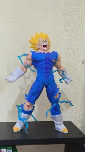 Action Figure Majin Vegeta Super Sayajin 2 Original Bandai