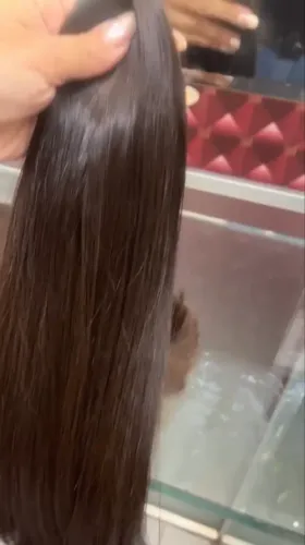 Cabelo humano brasileiro! Comprado a 1 mês! Na fita