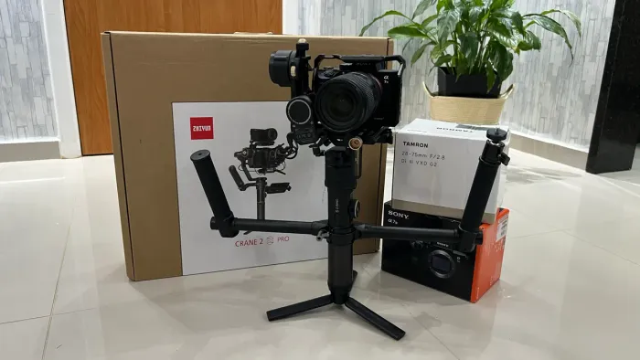 Kit Videomaker Sony A7III + Tamron 28-75 + Zhiyun Crane 2S Pro