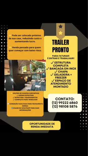 Trailer para foodtruck