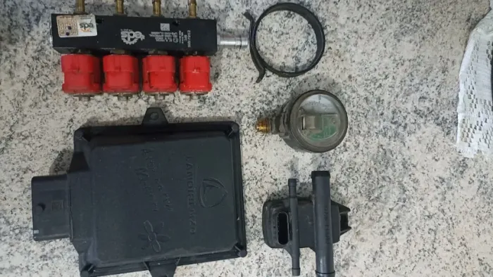 Rampa e módulo landirenzo, GNV 5° geração. 