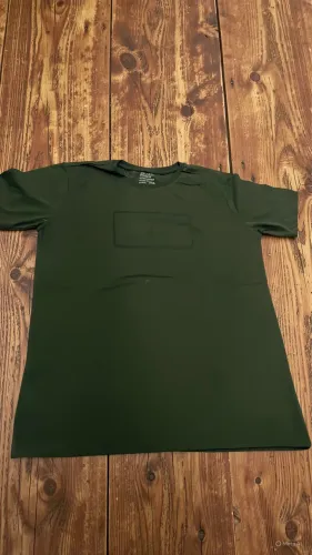 Camisa verde militar premium