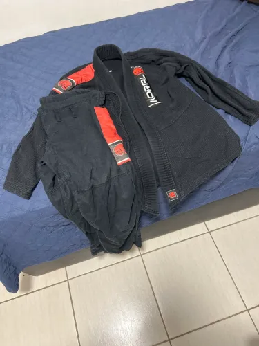 Kimono de jiu-jítsu, tamanho: A1, cor: preta