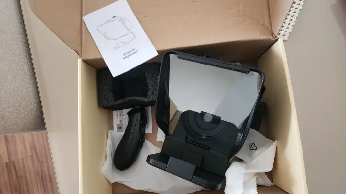 Teleprompter Portátil Universal para Celular com Controle Remoto
