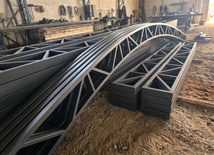 Barracão / Galpão 8x15m (120 m2) - Estrutura Metálica Completa Treliça