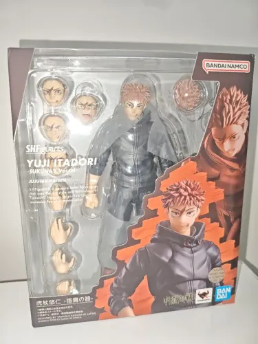 Yuji Itadori SUKUNA's Vessel SHFiguarts Bandai JUJUTSU KAISEN NOVO/CAIXA ABERTA