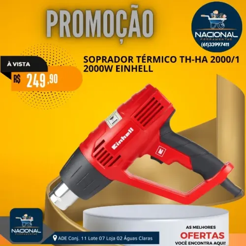 SOPRADOR TÉRMICO TH-HA 2000/1 2000W EINHELL