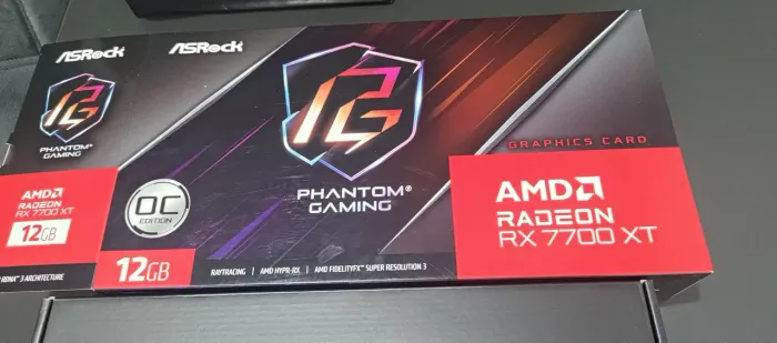 RX 7700 XT PHANTOM GAMING 12GB - SEMI NOVO