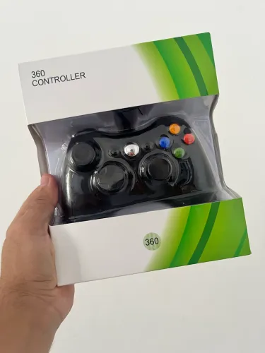 Controle Xbox 360 Com Fio - FRETE GRÁTIS