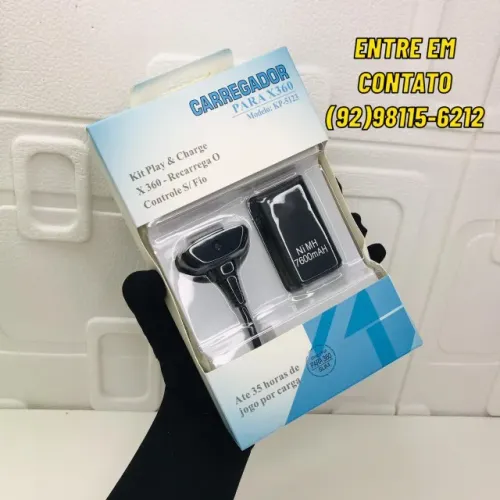 Carregador de Controle Xbox 360 