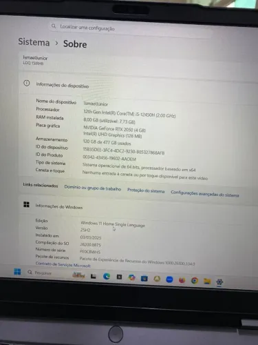 Notebook Gamer