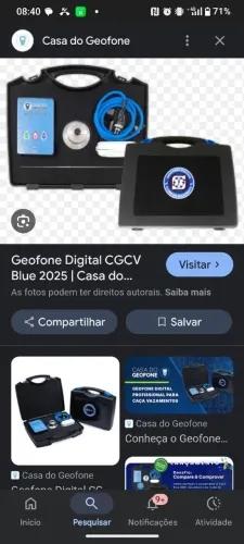 GEOFONE pra caça vazamentos