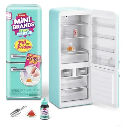 Mini Geladeira Coleção Verde Água 