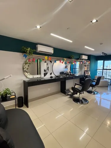 Bancada para barbearia 