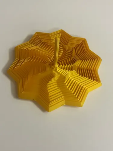 Mini Estrela Fidget Amarelo Dourado Sensorial Anti Stress 