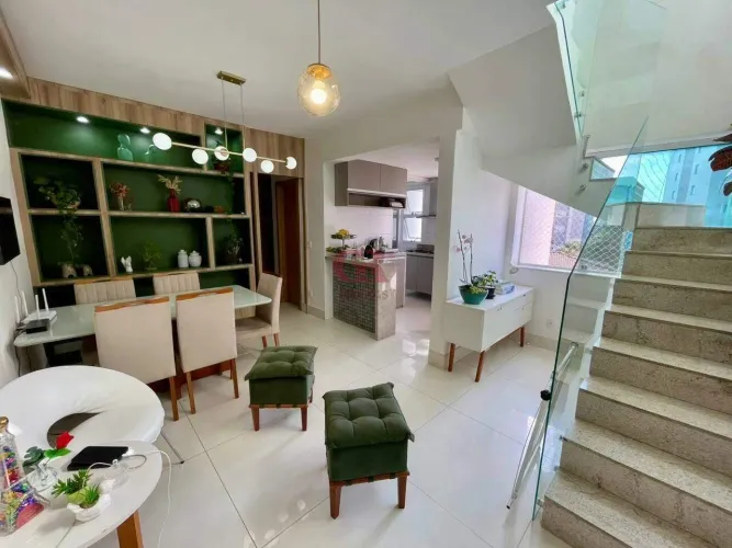 Cobertura à venda, 2 quartos, 2 suítes, 3 vagas, Buritis - Belo Horizonte/MG