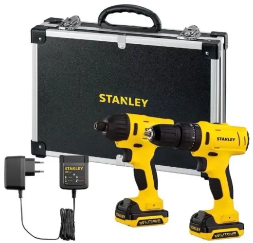 Maleta Stanley - Furadeira E Parafusadeira profissional 