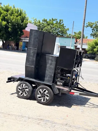 Paredão 4 graves 220W
