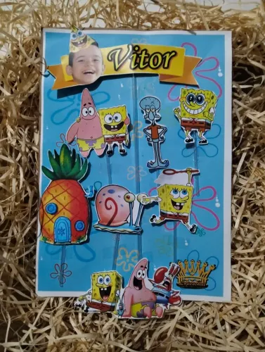 Topper de bolo 