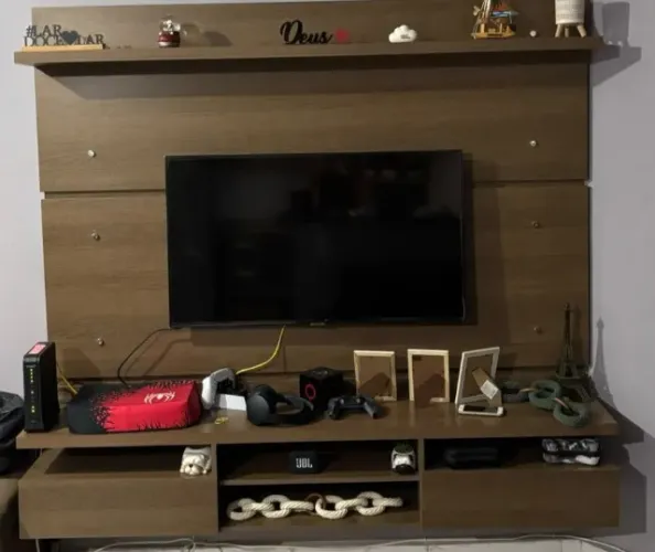 Painel para TV até 65 Polegadas Madesa Moscou 180 cm 2 portas