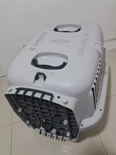 Caixa Transporte Cachorros Gatos Médio Porte Plast Pet Kennel cargo 5