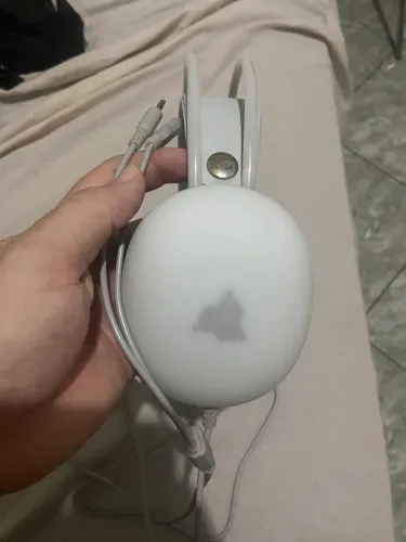 Fone original gamer com entrada pra pc e controle, com luzes RGB