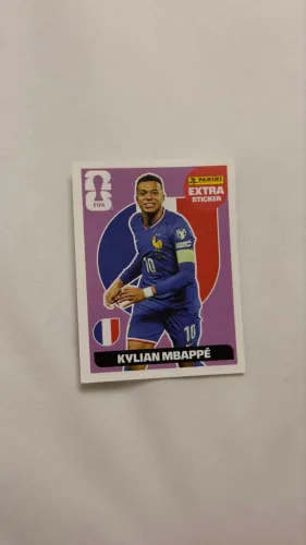 Figurinha Legend Extra Sticker Lilás Kylian Mbappé