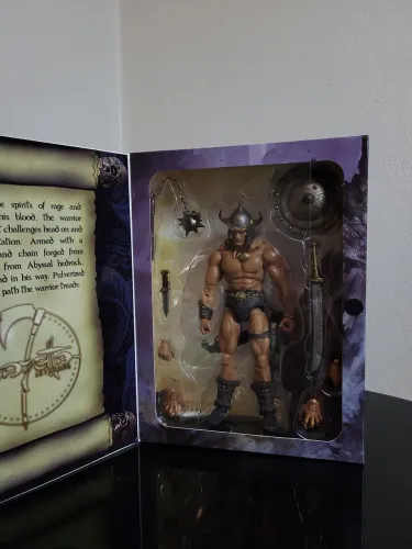 Warrior with ball and chain Savage Crucible 
