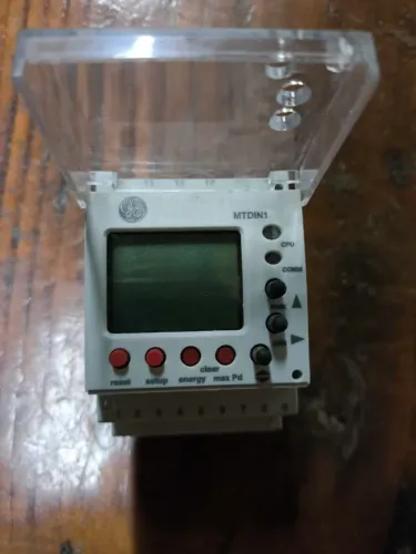 Analisador de Energia GE MTDIN1 Digital - Original | Estoque Antigo (Liga Perfeitamente)