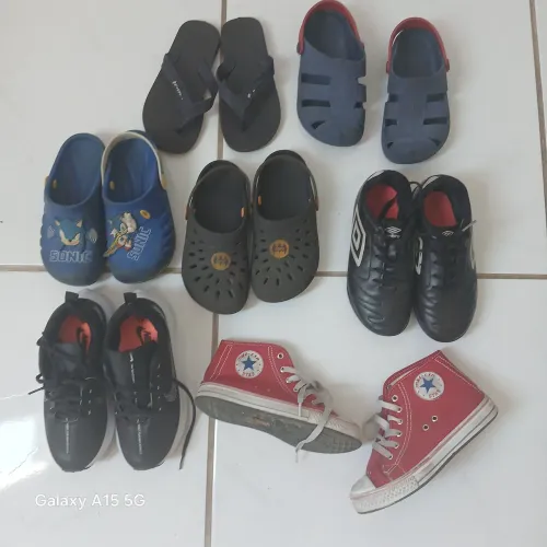 Lote de Sapatos Menino 29/30