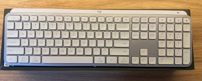 Teclado sem Fio Logitech Mx Keys S Mult Usb Cinza Claro 